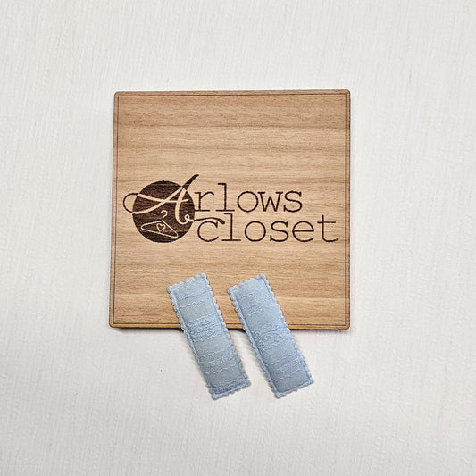 Hair Clips Twin Pack - Baby Blue