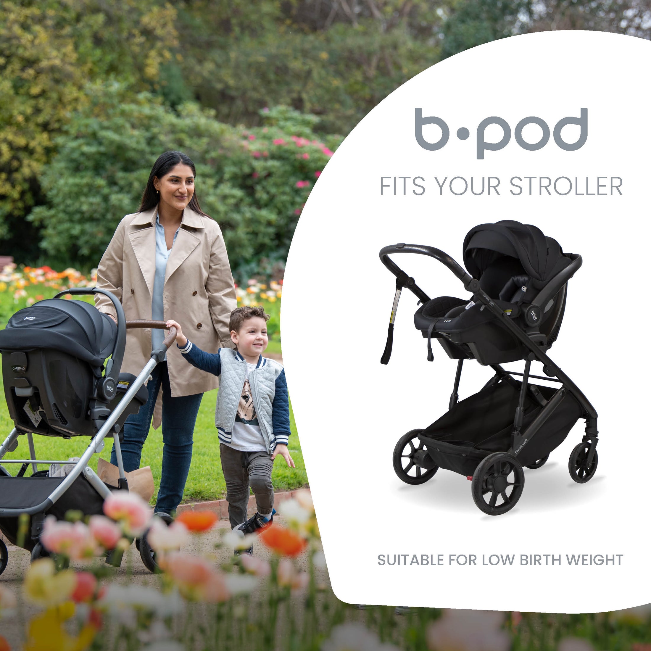 Britax - Safe-N-Sound B-Pod Lite Baby Capsule 0-12 months