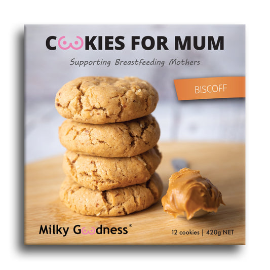 Milky Goodness - Lactation cookies - Biscoff (Dairy Free)