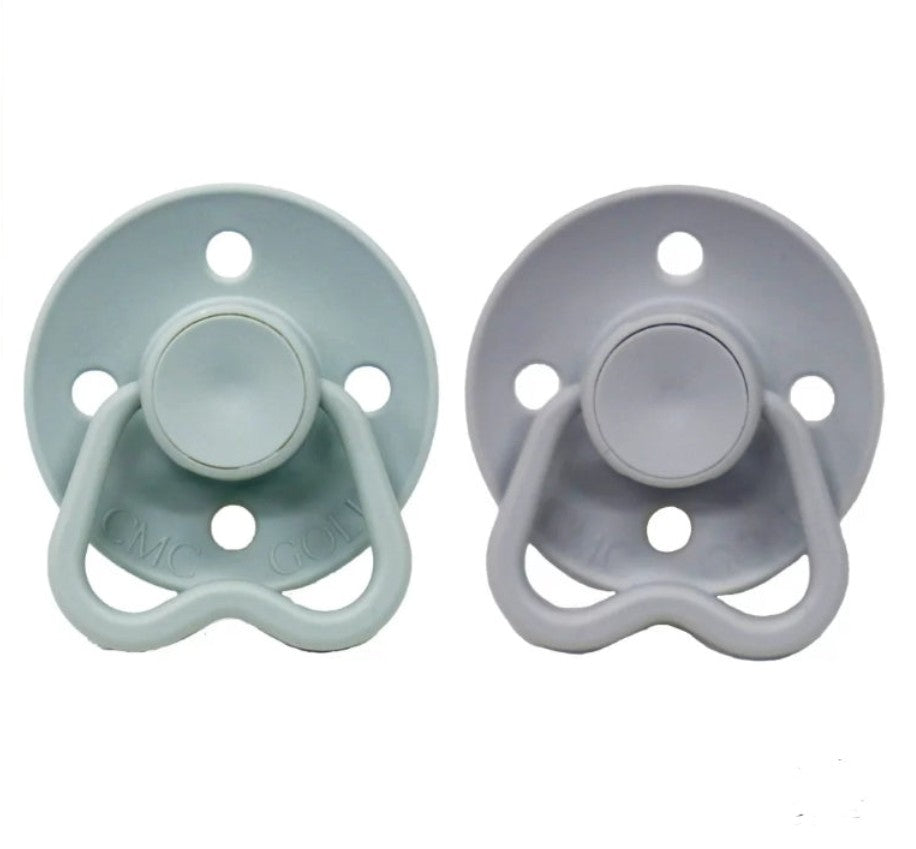 CMC ‘Hold Me’ Dummies - Light Grey + Sage