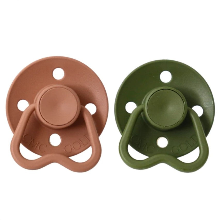 CMC ‘ Hold Me’ Dummies- Terracotta + Olive
