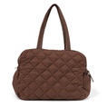 Load image into Gallery viewer, OiOi - Carry all Nappy Bag - Chocolate - Puffy Quilt
