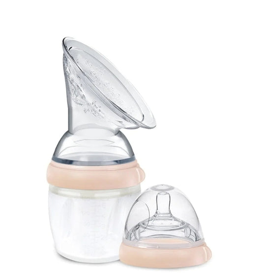 Haakaa Breast Pump & Bottle Top Set 160ml Peach