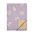 Load image into Gallery viewer, Living Textiles - Pram Knitted Blanket - Lilac Daisy Dreams