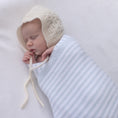 Load image into Gallery viewer, Living Textile Striped Baby Blanket