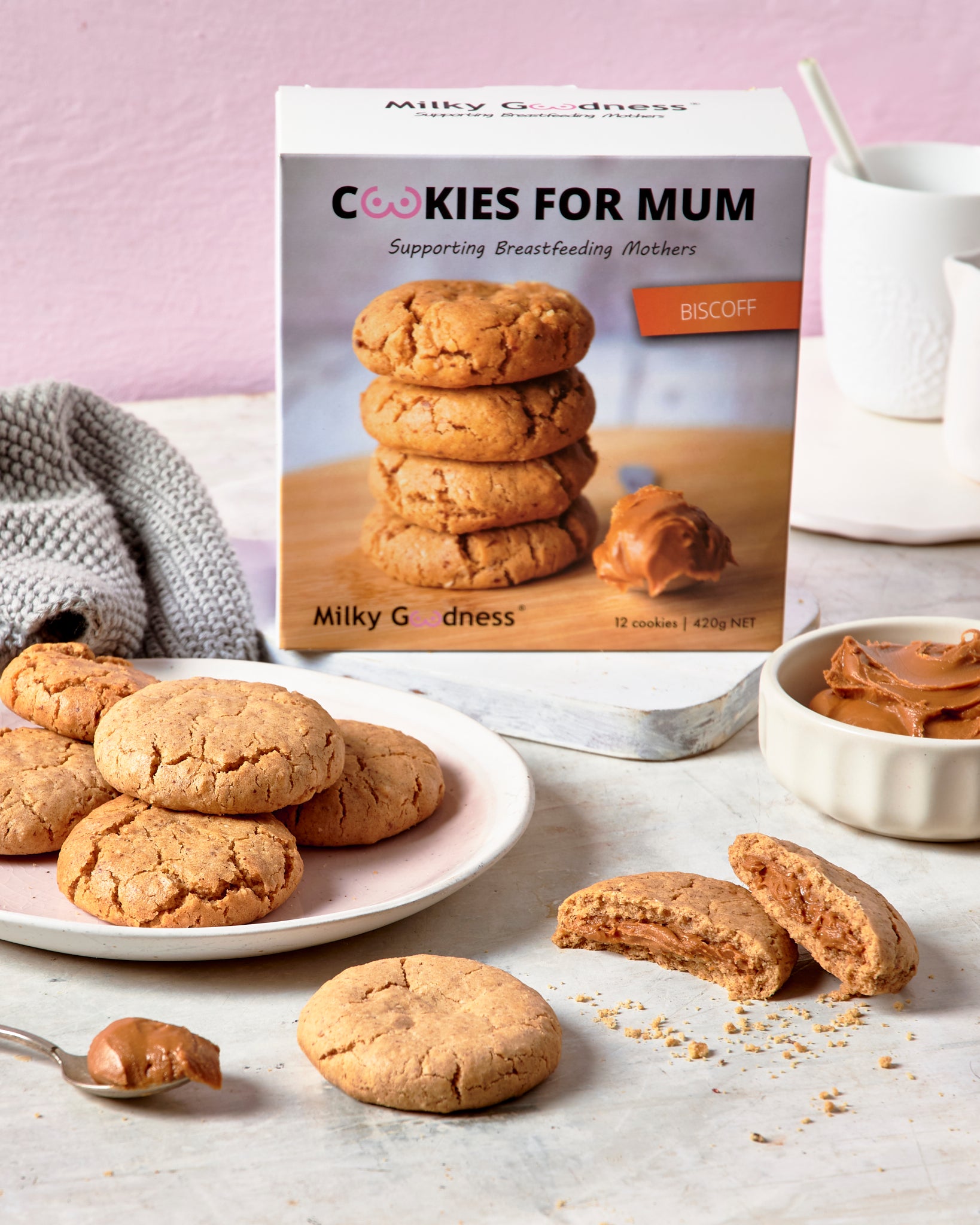 Biscoff Lactation Cookies (Dairy Free) Biscoff Lactation Cookies (Dairy Free)
