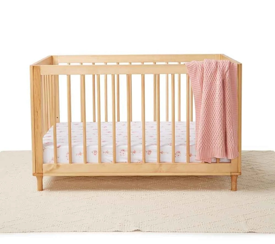 Snuggle Hunny Kids - Fitted Cot Sheet - Ballerina