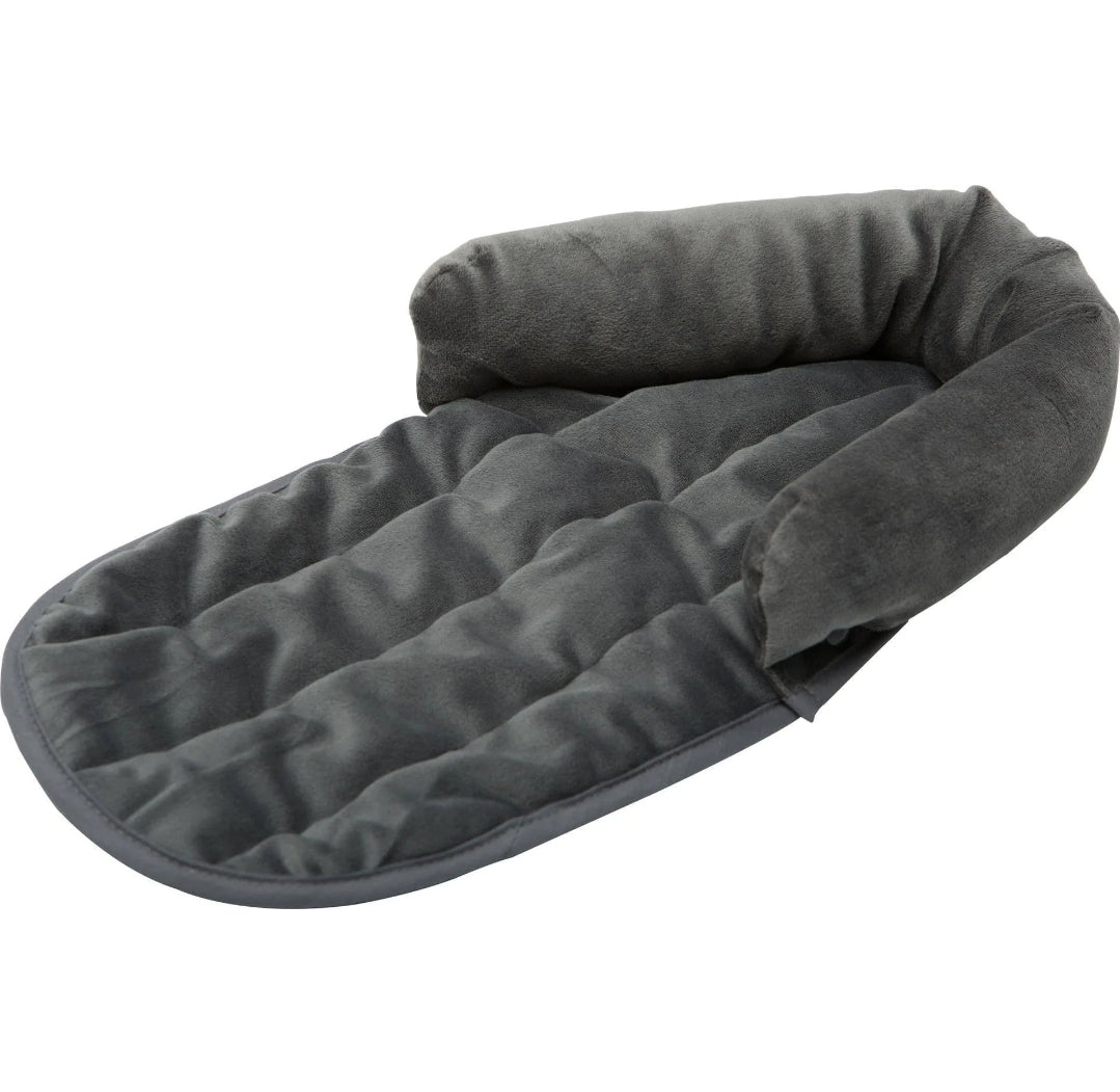 2 In 1 Head Cushion Set - Black Grey