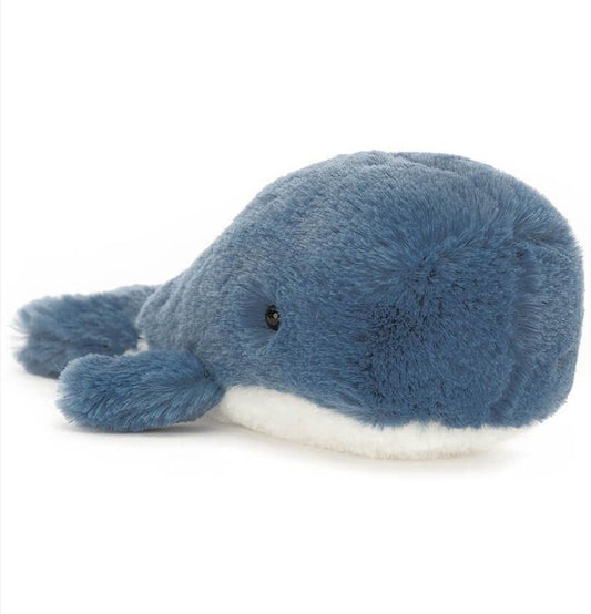 Jellycat - Blue Wavelly Whale - Small