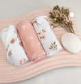 Load image into Gallery viewer, 3pk Washcloths - Sophia Garden