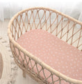 Load image into Gallery viewer, 2pk Jersey Bassinet Fitted Sheets 100%Cotton - Sophia Garden
