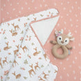 Load image into Gallery viewer, Living Textiles - Jersey Sherpa Blanket - Sophia Garden