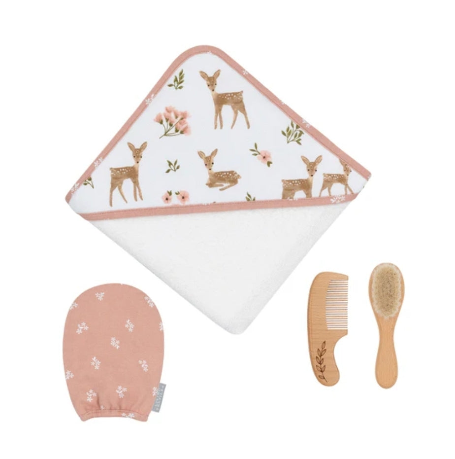 4pc Baby Bath Gift Set - Sophia Garden
