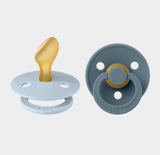 BIBS Pacifier - ANATOMICAL TEAT - Baby Blue/Petrol