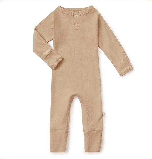 Snuggle Hunny Kids - Organic Growsuit - Pebble