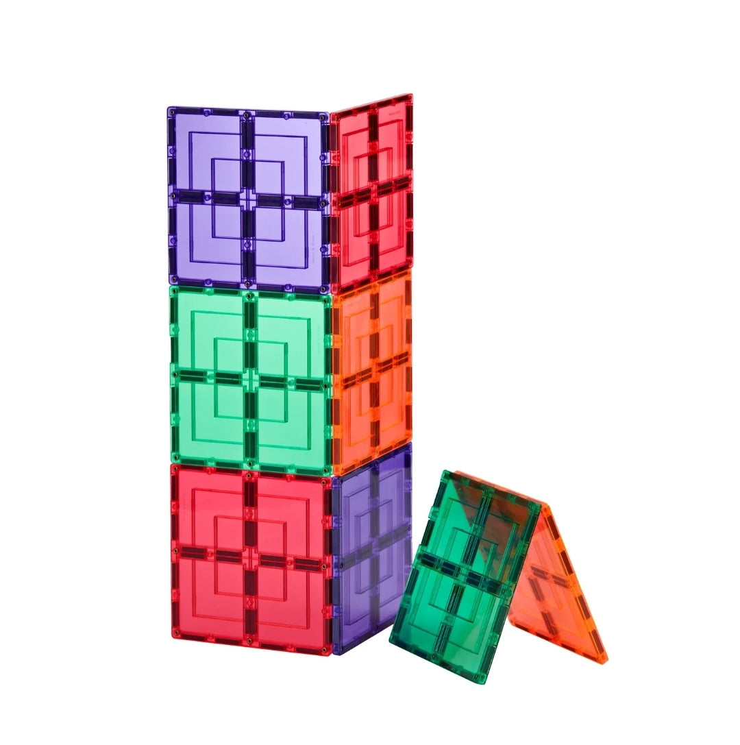 Learn & Grow - Magnetic Tiles Large Square Pack (8pcs)