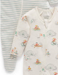 Load image into Gallery viewer, Purebaby - 2Pack Digital Zip Growsuit - Igloo