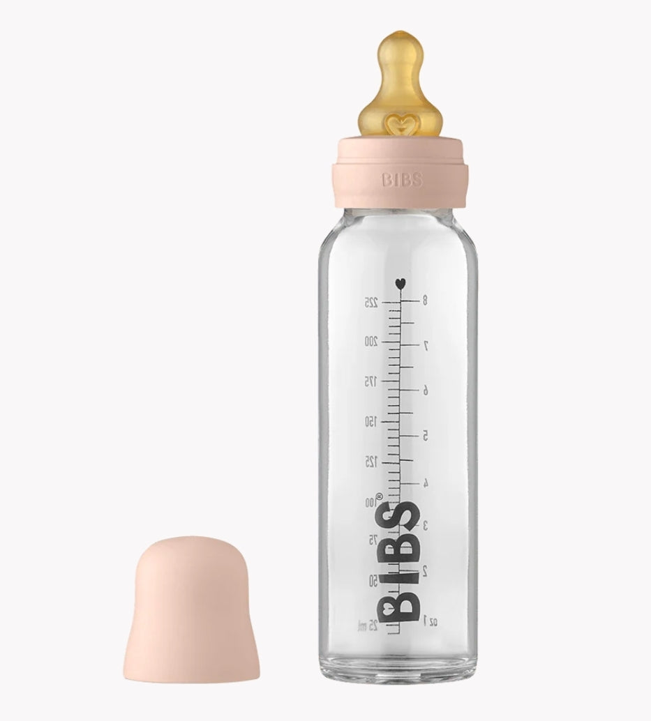 Bibs - 225ml Glass Bottle Set - Blush