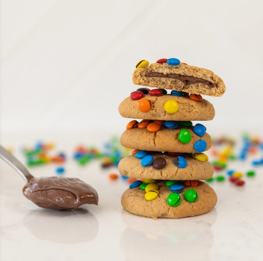 Milky Goodness - Lactation Cookies - Nutella & M&M’s