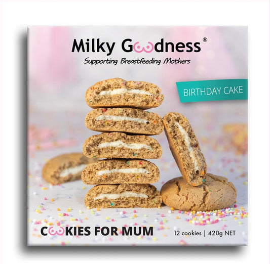 Milky Goodness - Lactation Cookies - Birthday Cake