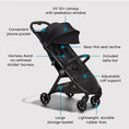 Load image into Gallery viewer, Baby Jogger - City Tour 2 Premium - Eco Black