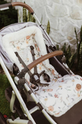 Load image into Gallery viewer, OiOi Cozy Fleece Pram Liner - Wildflower