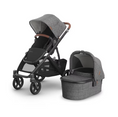 Load image into Gallery viewer, Uppababy - Vista V3 With Bassinet - Charcoal Melange/Carbon (Greyson)