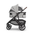 Load image into Gallery viewer, Uppababy - Vista V3 With Bassinet - Pearl Grey Jacquard/Carbon (Savannah)
