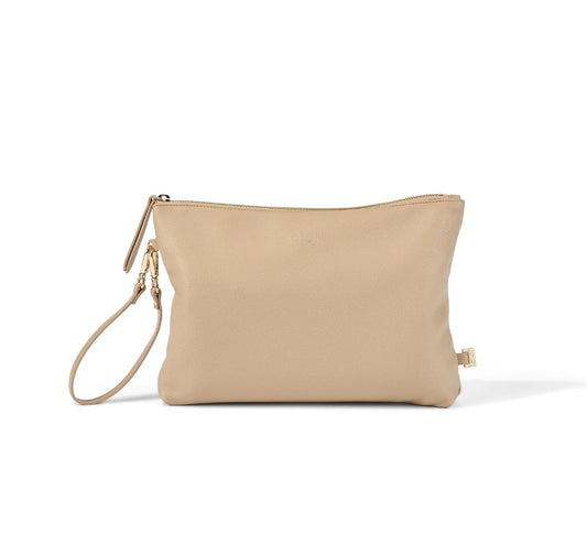 OiOi Nappy Pouch - Oat Dimple