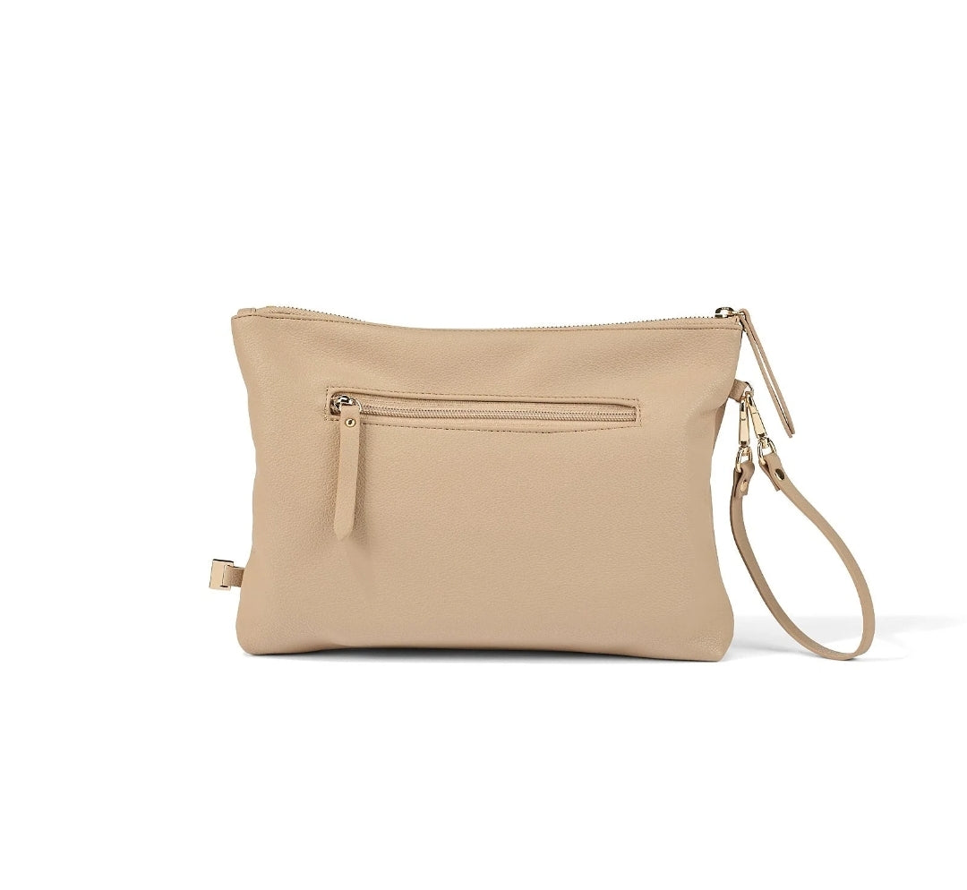 OiOi Nappy Pouch - Oat Dimple