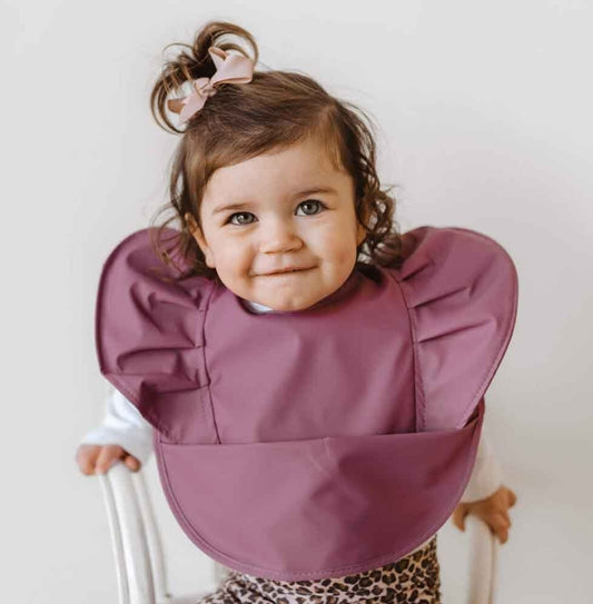 Snuggle Hunny Bib- Mauve