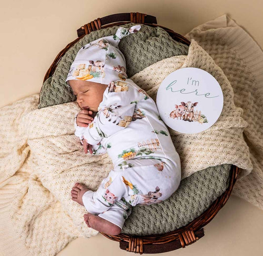 Snuggle Hunny Kids Organic Growsuit - Farm