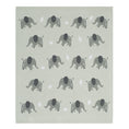 Load image into Gallery viewer, Whimsical Baby Blanket- Elephant/Grey