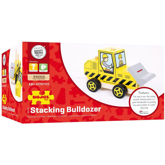 Bigjig Stacking Bulldozer