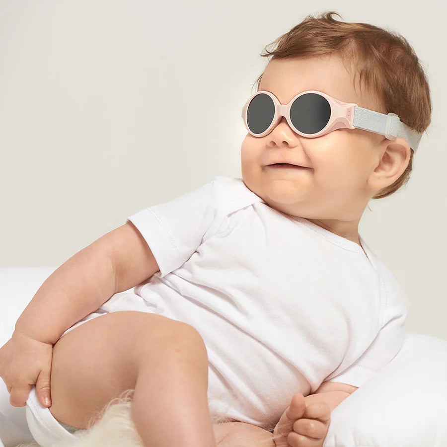 Beaba - Glee Baby Clip Strap Sunglasses - Pink 0-9 mnths