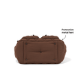 Load image into Gallery viewer, OiOi - Carry all Nappy Bag - Chocolate - Puffy Quilt