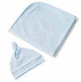 Load image into Gallery viewer, Snuggle Hunny Kids - Organic Jersey Wrap Set - Baby Blue
