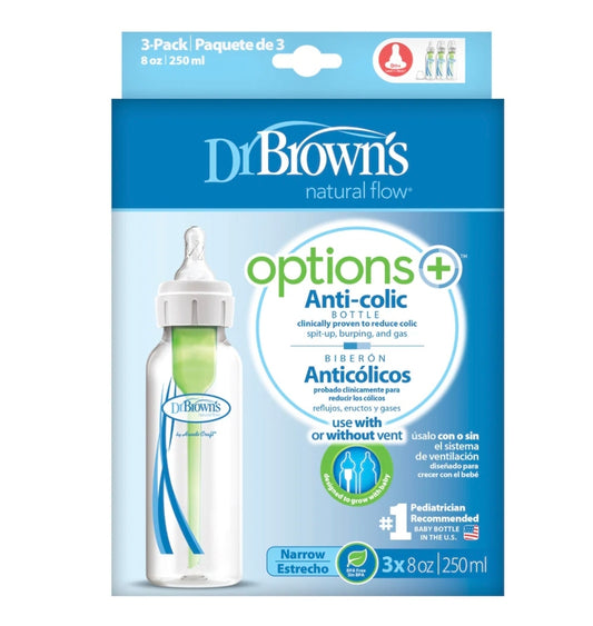 Dr Browns Narrow Options 250ml 3Pk