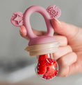 Load image into Gallery viewer, Cherub Baby - Silicone Baby Food Feeder & Teether - Dusty Rose & Sand
