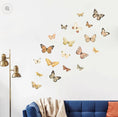 Load image into Gallery viewer, Wall Koala - Elegant Mocha Butterfly Wall Decal Set - Assorted Coffee-toned Butterflies in Flight