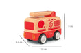 Load image into Gallery viewer, Wanborns - Wooden Friction Fire Engine With Lights & Sound