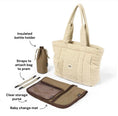 Load image into Gallery viewer, Oioi - Everyday Tote Bag - Corduroy Cream