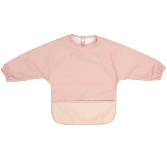 All4Ella Recycled Long Sleeved Bib - Pink