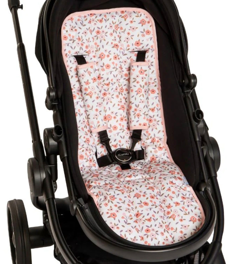 All4Ella - Reversible Pram Liner - Floral Bouquet