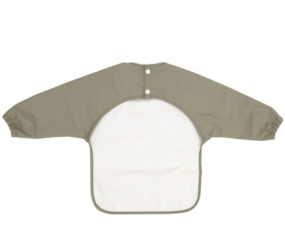 All4Ella Recycled Long Sleeve Bib - Sage