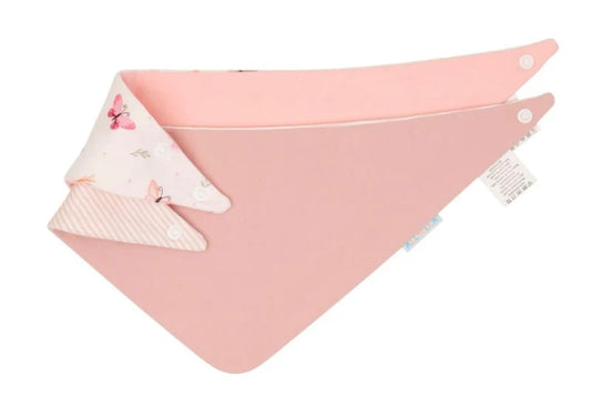 All4Ella - Bandana Bibs 2pk - Sweet Butterfly