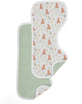 Load image into Gallery viewer, All4Ella - Burp Bib 2pk - Forest Friends