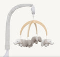 Load image into Gallery viewer, Musical Cot Mobile - Grey Elephant