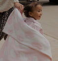 Load image into Gallery viewer, Living Textiles - Chennile Baby Blanket - Pink Hearts