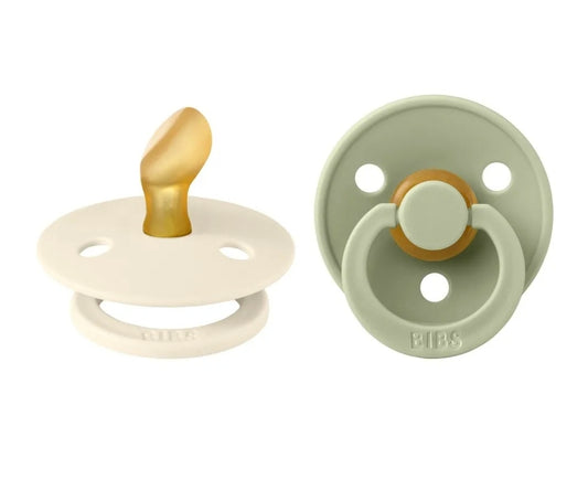 Bibs - Colour Pacifier - ANATOMICAL TEAT - Ivory/Sage